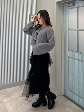 ayakaさん（レディース・159cm）の冬コーディネート