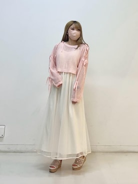 ふうかさん（レディース・156cm）の春コーディネート