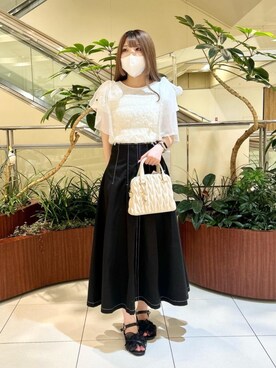 ふうかさん（レディース・156cm）の夏コーディネート