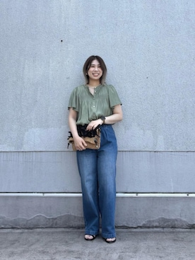 junさん（レディース・154cm）の夏コーディネート