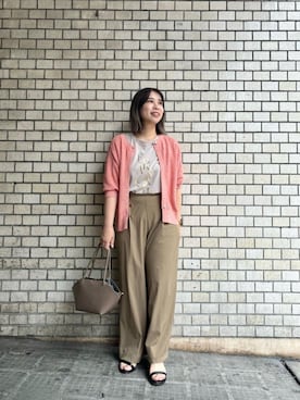 junさん(レディース・154cm)の夏コーディネート