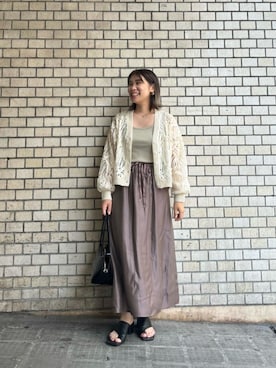 「グリッター」｜junさん（レディース・154cm）の夏コーディネート