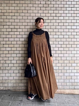 「インドコットン」｜junさん（レディース・154cm）の夏コーディネート