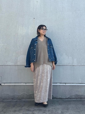 junさん（レディース・154cm）の秋コーディネート