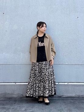 junさん（レディース・154cm）の秋コーディネート