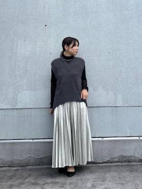 junさん（レディース・154cm）の秋コーディネート