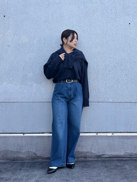 junさん（レディース・154cm）の秋コーディネート