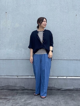 junさん(レディース・154cm)の夏コーディネート