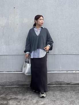 junさん(レディース・154cm)の秋コーディネート