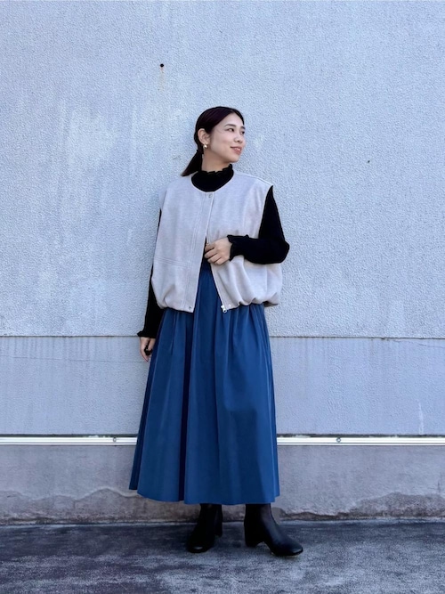 メルトンバルーンベスト（その他アウター）｜le.coeur blanc（ルクール