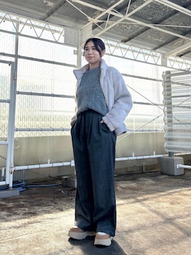 junさん（レディース・154cm）の秋コーディネート