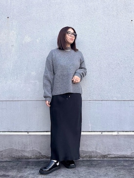 junさん（レディース・154cm）の冬コーディネート