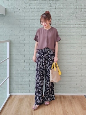 「公園コーデ」｜ゆゆさん（レディース・161cm）の夏コーディネート
