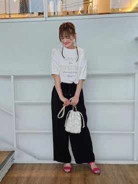 「公園コーデ」｜ゆゆさん（レディース・161cm）の夏コーディネート