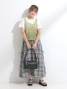 「レディース」｜ゆゆさん（レディース・161cm）の夏コーディネート