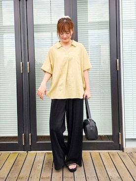 「公園コーデ」｜ゆゆさん（レディース・161cm）の夏コーディネート