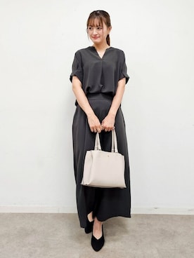 「SHOO・LA・RUE（シューラルー）のアイテム」を使った、ゆゆさん（レディース・161cm）の夏コーディネート