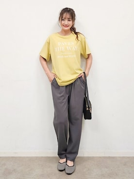 「SHOO・LA・RUE（シューラルー）のアイテム」を使った、ゆゆさん（レディース・161cm）の秋コーディネート