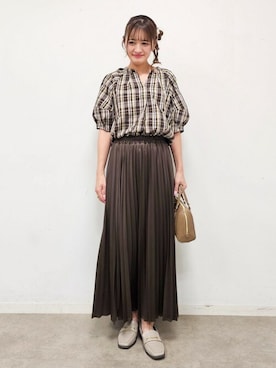 「アイテム（その他シューズ）」を使った、ゆゆさん（レディース・161cm）の秋コーディネート