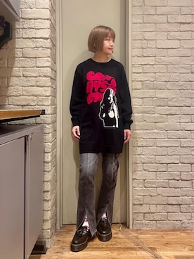 「HYSTERIC GLAMOUR（ヒステリックグラマー）のアイテム（ワンピース/ドレス）」を使った、mariko.tさん（レディース・161cm）の秋コーディネート