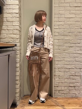 「HYSTERIC GLAMOUR（ヒステリックグラマー）のアイテム」を使った、mariko.tさん（レディース・161cm）の秋コーディネート