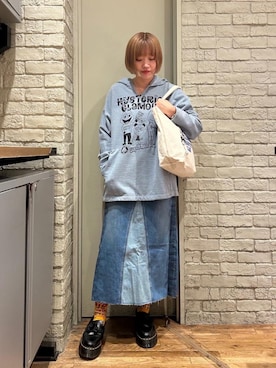 「HYSTERIC GLAMOUR（ヒステリックグラマー）のアイテム」を使った、mariko.tさん（レディース・161cm）の秋コーディネート