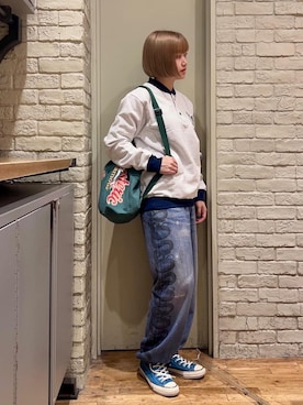 「HYSTERIC GLAMOUR（ヒステリックグラマー）のアイテム（ショルダーバッグ）」を使った、mariko.tさん（レディース・161cm）の秋コーディネート