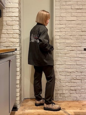 「HYSTERIC GLAMOUR（ヒステリックグラマー）のアイテム（シャツ/ブラウス）」を使った、mariko.tさん（レディース・161cm）の秋コーディネート