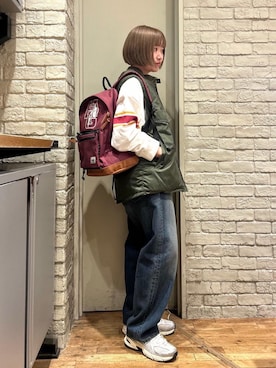 「HYSTERIC GLAMOUR（ヒステリックグラマー）のアイテム（バッグ）」を使った、mariko.tさん（レディース・161cm）の秋コーディネート