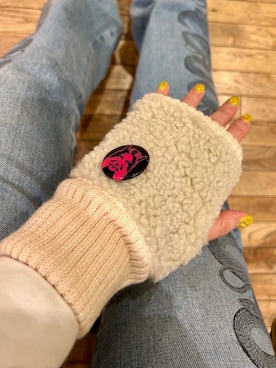 「アイテム（手袋）」を使った、mariko.tさん（レディース・161cm）の秋コーディネート