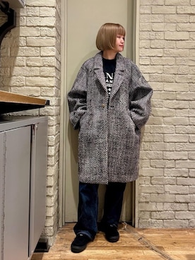 mariko.tさん（レディース・161cm）の冬コーディネート