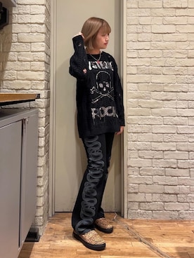 「アイテム（クラッチバッグ）」を使った、mariko.tさん（レディース・161cm）の冬コーディネート