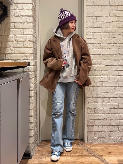 ヒステリックグラマー　STAR WOMAN　オーバーサイズパーカー　希少　レア ヒステリックグラマー STAR WOMAN オーバーサイズパーカー 希少 レア