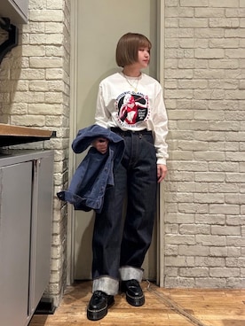 mariko.tさん（レディース・161cm）の冬コーディネート