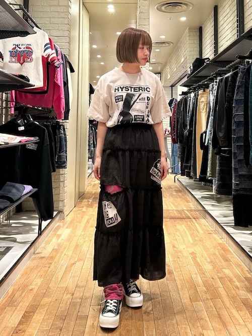 HYSTERIC ROSE柄ジャカード レギンス（その他パンツ）｜HYSTERIC