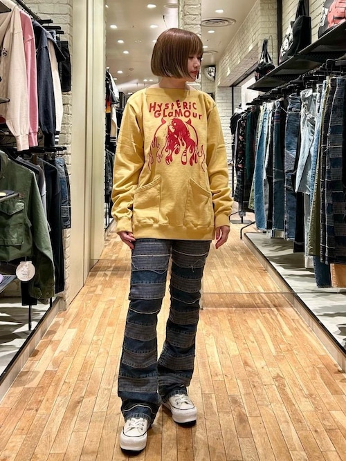 スクラッチフレアデニムパンツ（デニムパンツ）｜HYSTERIC GLAMOUR