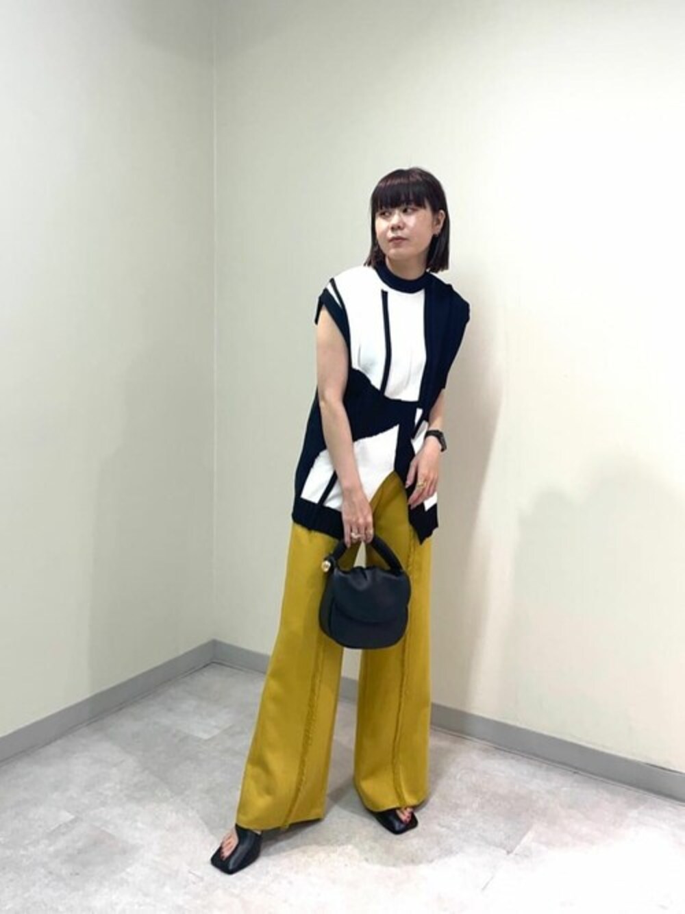 コラージュニットベスト　UNITEDTOKYO UNITED TOKYO（ユナイテッドトウキョウ）の「コラージュニット