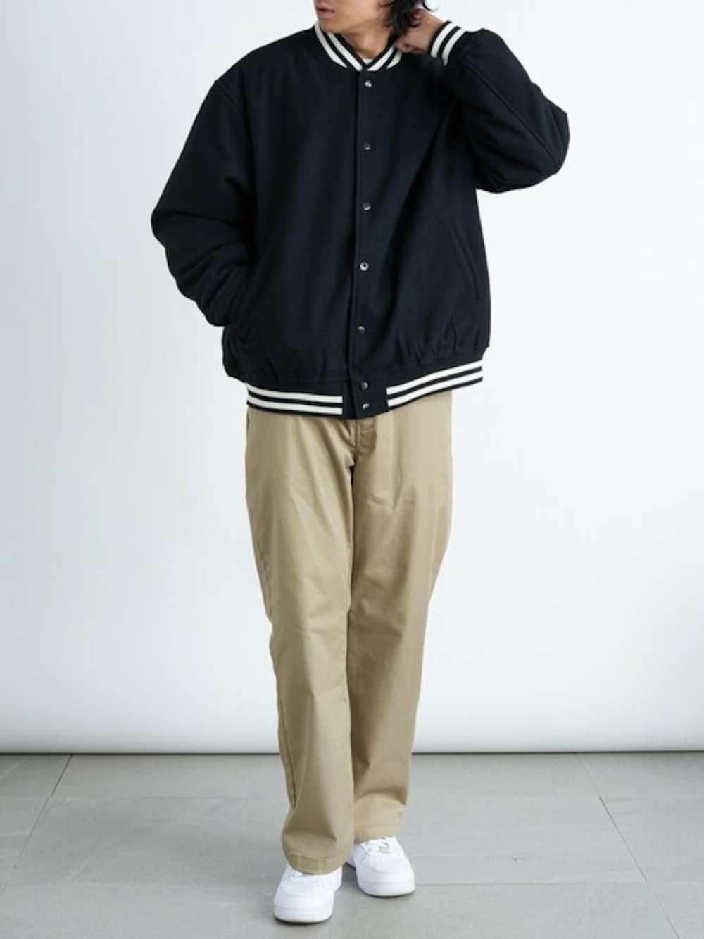 新品未使用　APPLEBUM スタジャン メルトン スタジアム ジャケット APPLEBUM 新品 アップルバム Logo Stadium Jacket スタジアム
