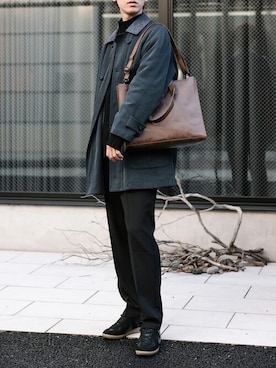 「WYM LIDNM（ウィム バイ リドム）のアイテム（ジャケット/アウター）」を使った、setup7_menさん（メンズ・183cm）の冬コーディネート