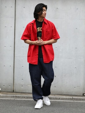 「Burner（バーナー）のアイテム（アクセサリー）」を使った、setup7_menさん（メンズ・184cm）の春コーディネート