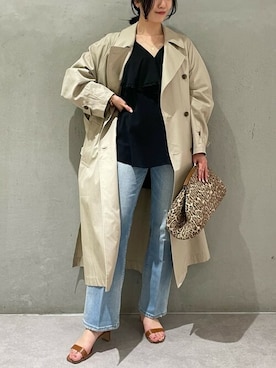 Babylone バビロン のトレンチコートを使った人気ファッションコーディネート Wear