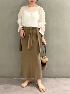 BABYLONE STAFFさん（レディース・154cm）の春コーディネート