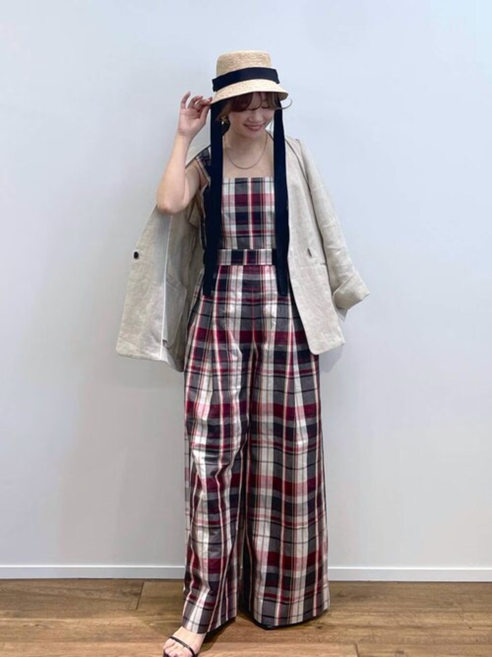 MAISON N.H. PARIS】BETTYリボンハットを使った人気ファッション
