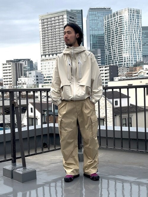 BRIEFING×WIND AND SEA ベージュジャケット F/CE. PERTEX WATERPROOF LAYERING JK / エフシーイー パー
