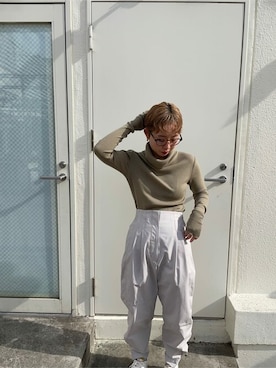 城戸 穂乃香さん（レディース・155cm）の冬コーディネート