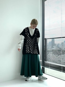 城戸 穂乃香さん（レディース・155cm）の春コーディネート