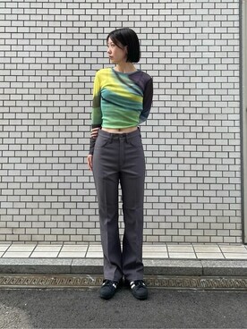 「Oriens JOURNAL STANDARD」｜mioさん（レディース・168cm）の秋コーディネート