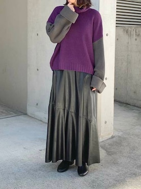 unit labさん（レディース・154cm）の秋コーディネート