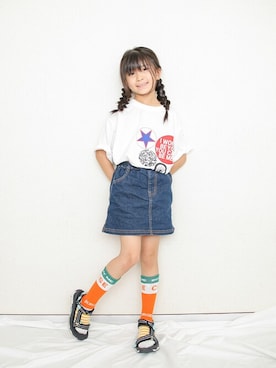 「螟上さ繝ｼ繝・」｜unit labさん（キッズ・128cm）の夏コーディネート