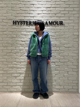 「リバーシブル」｜「アイテム（パーカー）」を使った、OKUDAさん（レディース・161cm）の秋コーディネート